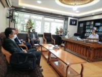برگزاری جلسه با ریاست محترم سازمان جهاد کشاورزی استان